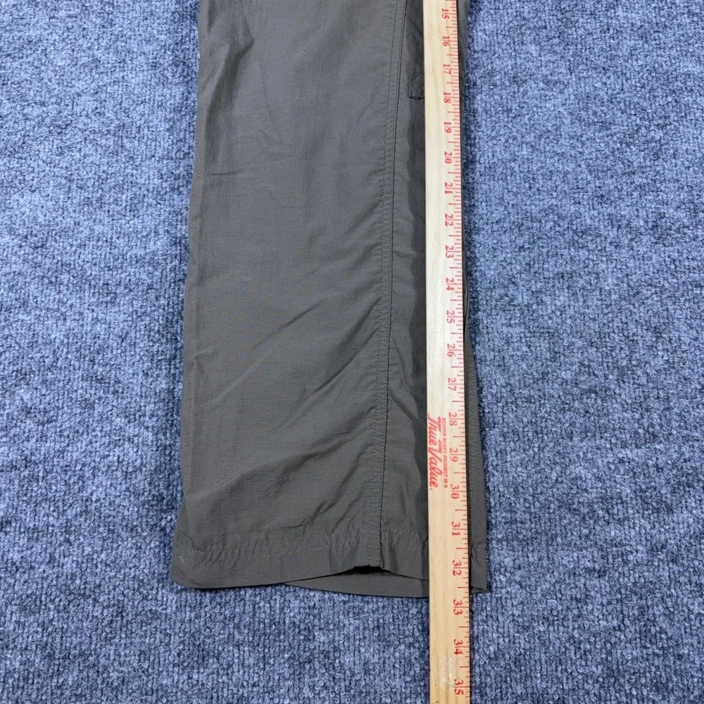The North Face Mens Hiking Pants Olive Green Cargo Outdoor Trousers 32x31